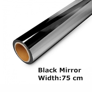 Black Mirror Window Film, Window Reflective Film, Tinting Film Eligance 20, 80% ELIGANCE, width:75cm