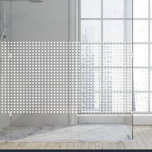 Window Privacy Film 18 White Decorative Frosted Film Etched GlassFilm Privacy Sandblasting