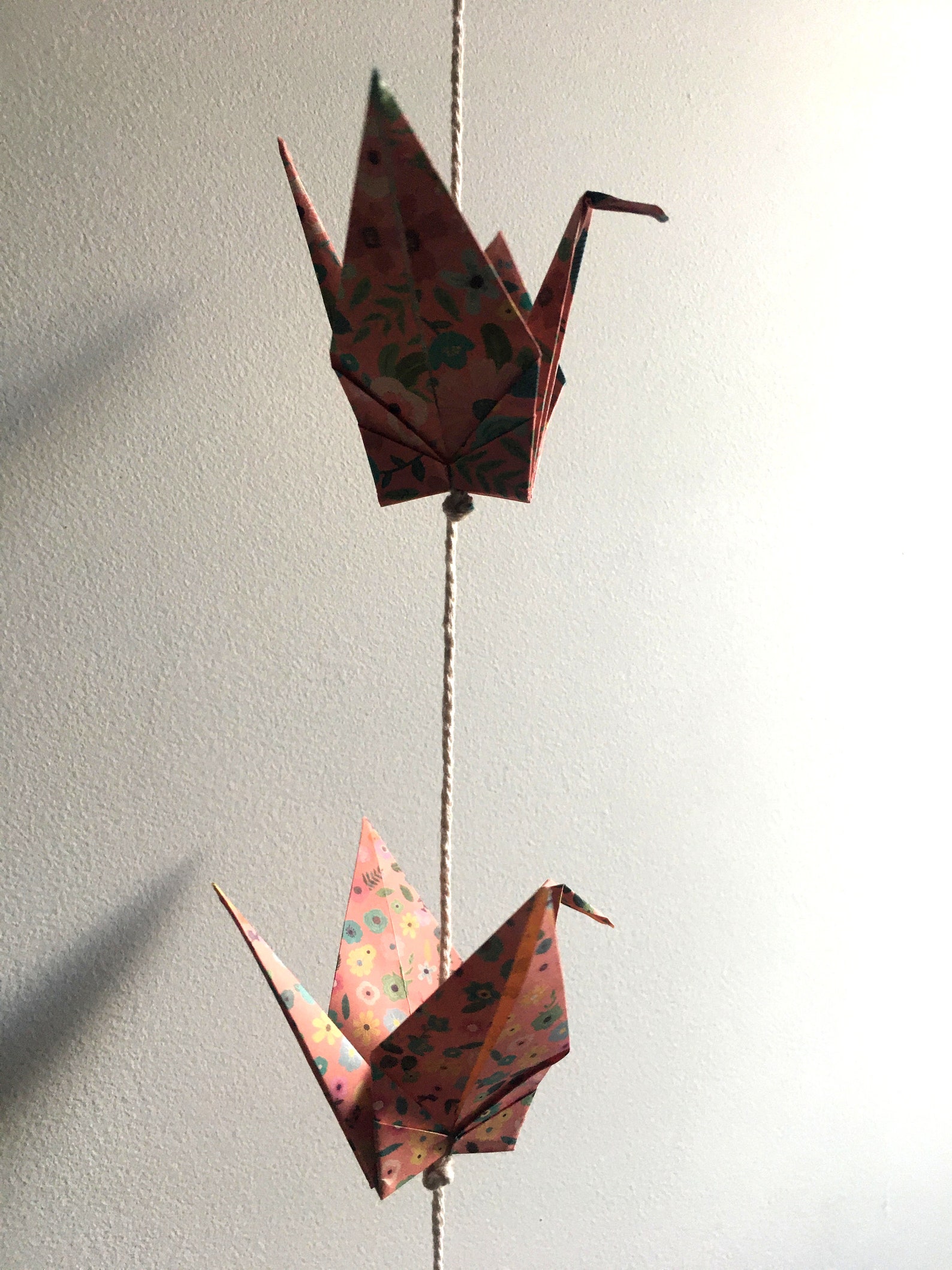 Origami Crane Garland Etsy