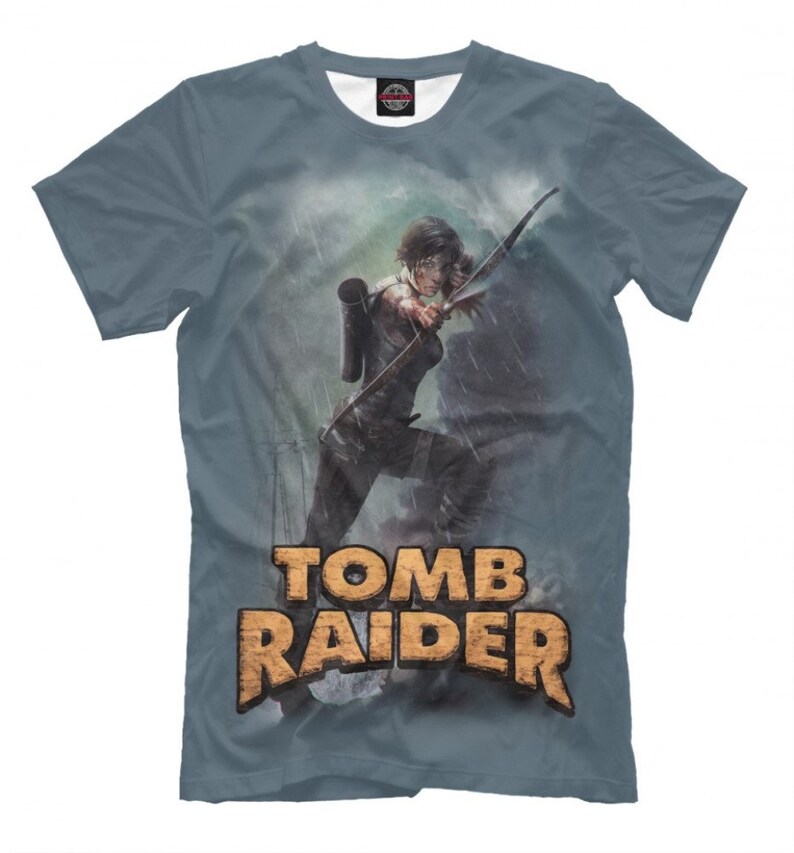 Tomb Raider Lara Croft Graphic TShirt Men�s and Etsy