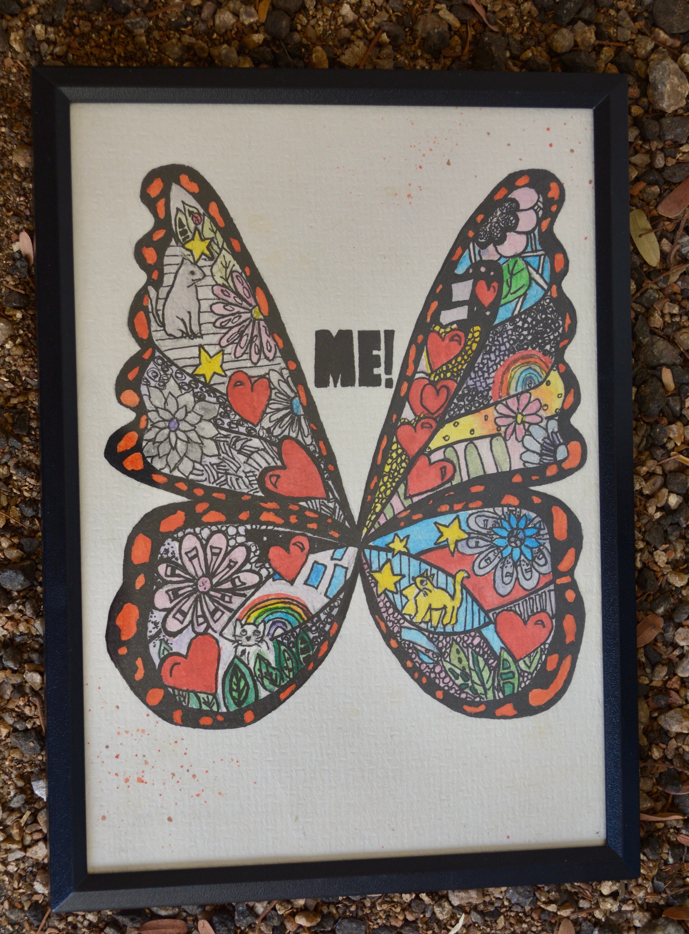 Taylor Swift Butterfly Mural Framed Lover Handcrafted Etsy