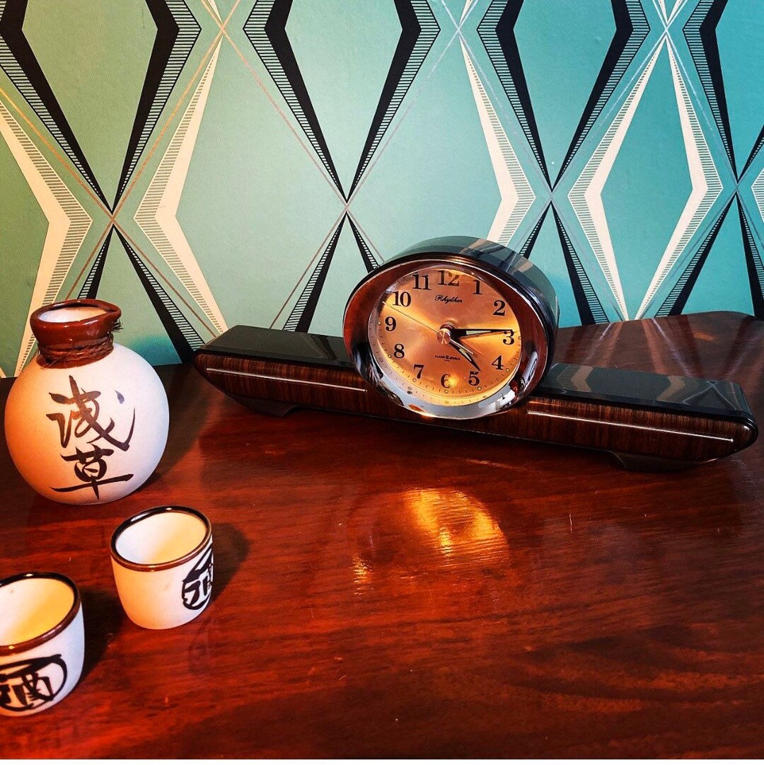 RHYTHM Clock Vintage Japan in Perfect Working Condition After Etsy