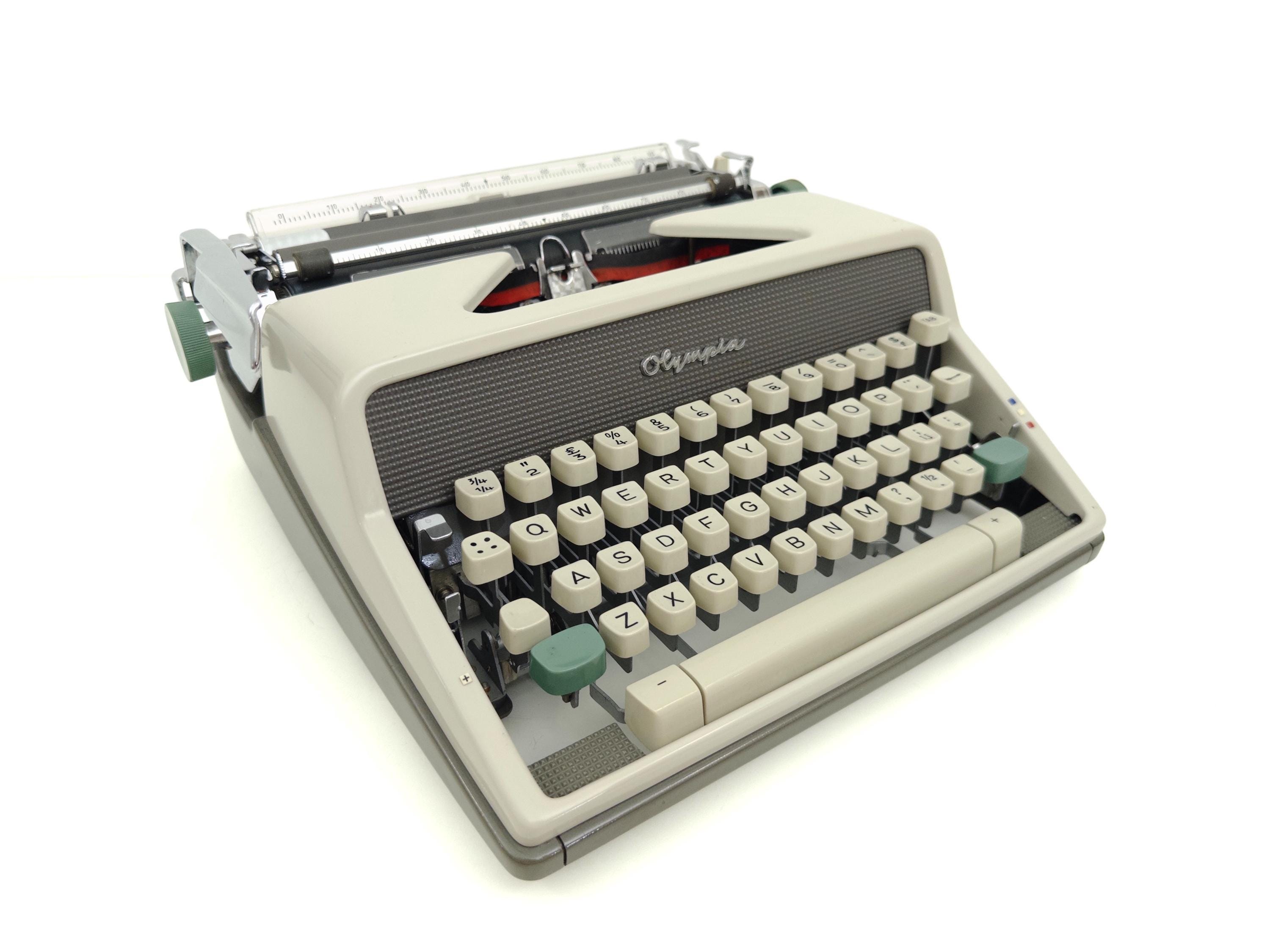 オリンピア SM-7 デラックス、改良型タイプライター - 動作確認済み +