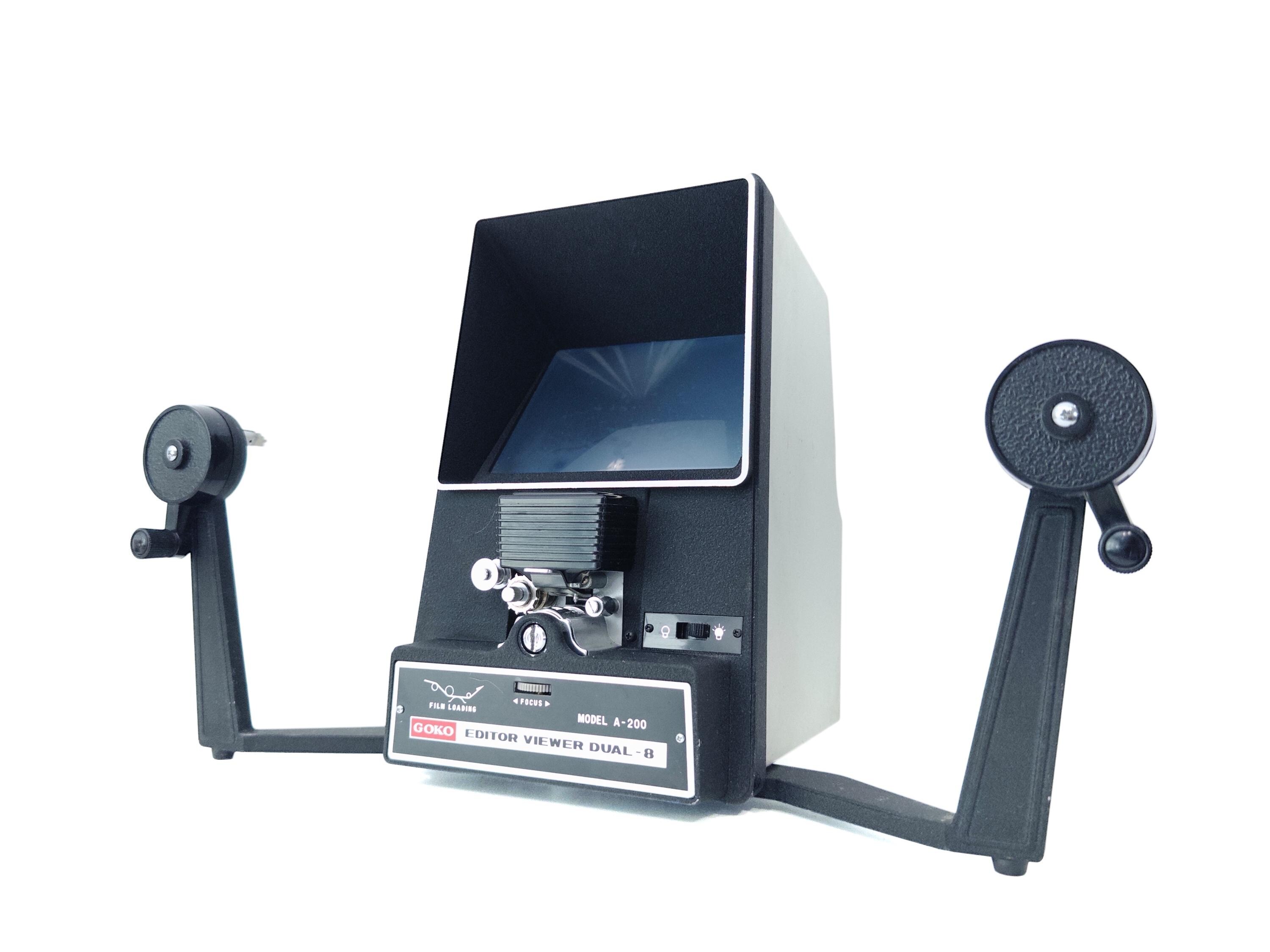 Visionneuse Film Vintage GOKO MODEL A-200 DUAL-8 EDITOR VIEWER, état Correct