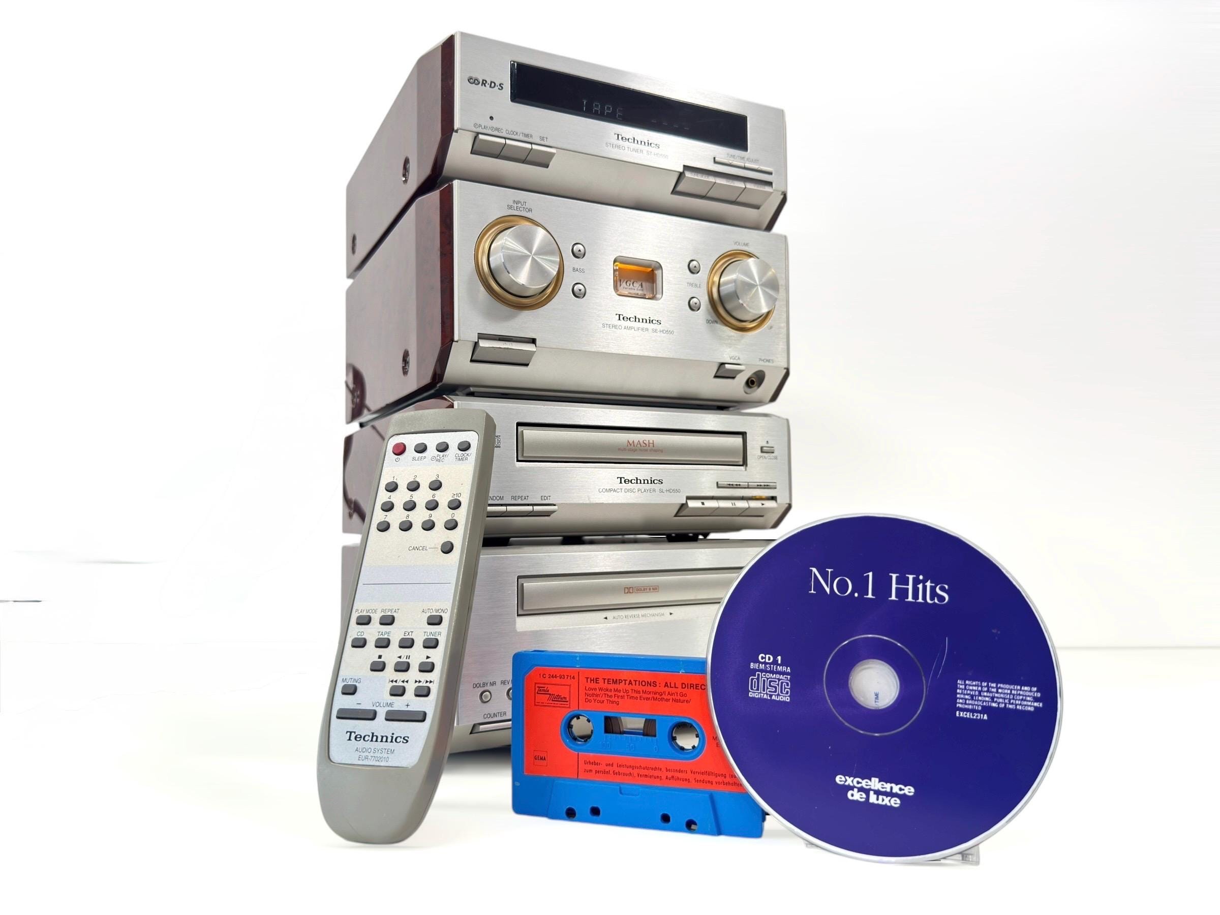 Lot De 3 Cassettes Audio TECHNICS (or, Blanc, Argent) Neuves Sous Blister