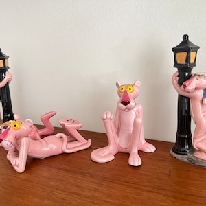 Pink Panther & inspector Clouseau figures, figuras de la Pantera