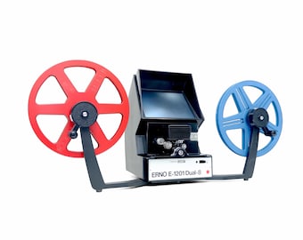 Erno, E-1201 dual 8mm Super8 Film editor viewer.