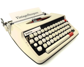 【激レア】ブラザー Brother Deluxe 1350 タイプライター TypewriterMinutes-Typewriter Review: 1979 Brother Deluxe