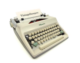 SM 7 Olympia Typewriter - Etsy