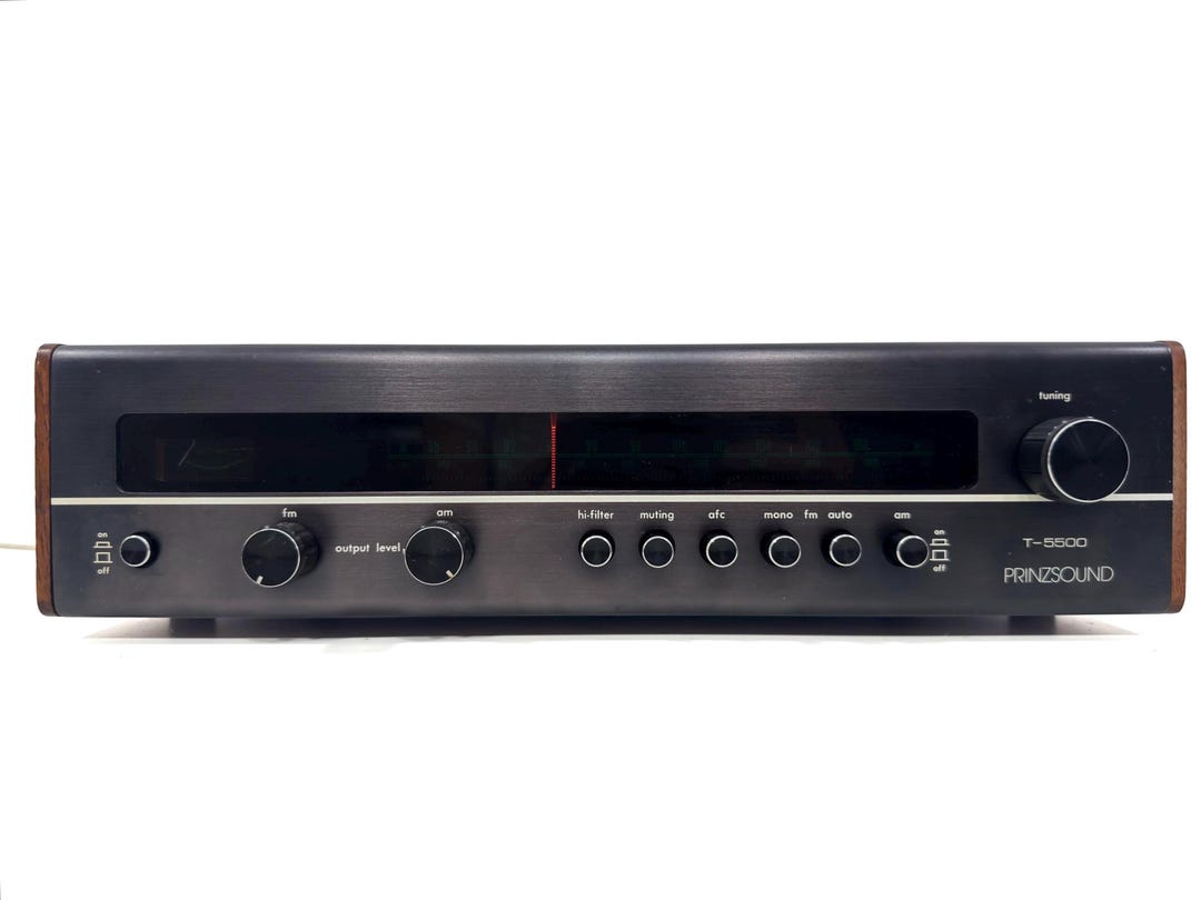 Prinzsound T-5500 Stereo AM/FM Tuner 70s - Etsy