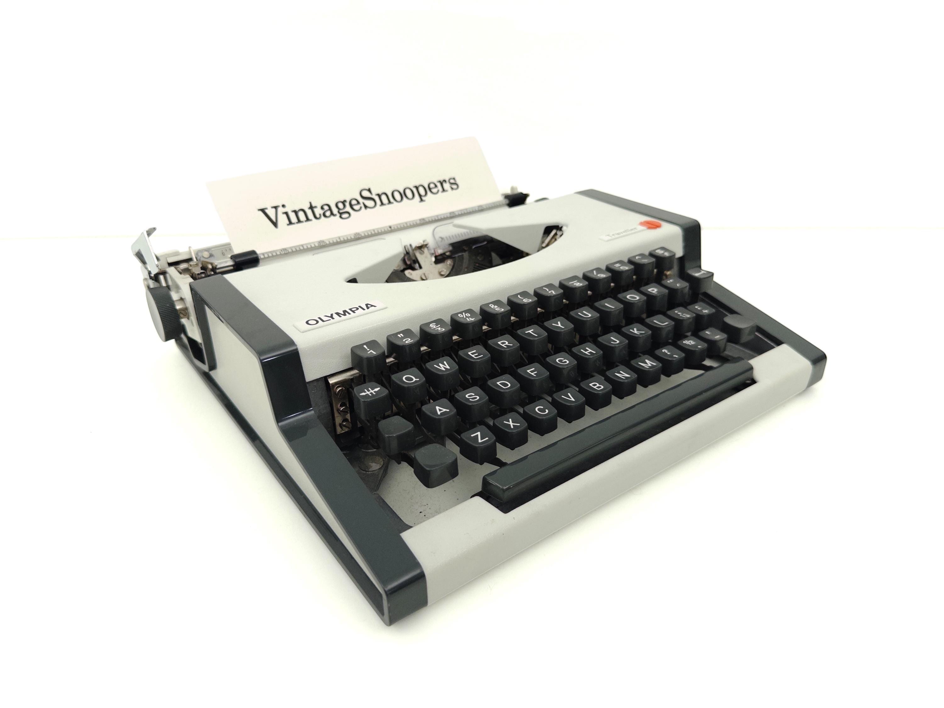 Olympia Traveler, Typewriter Revised - Working + New Ribbon Circa