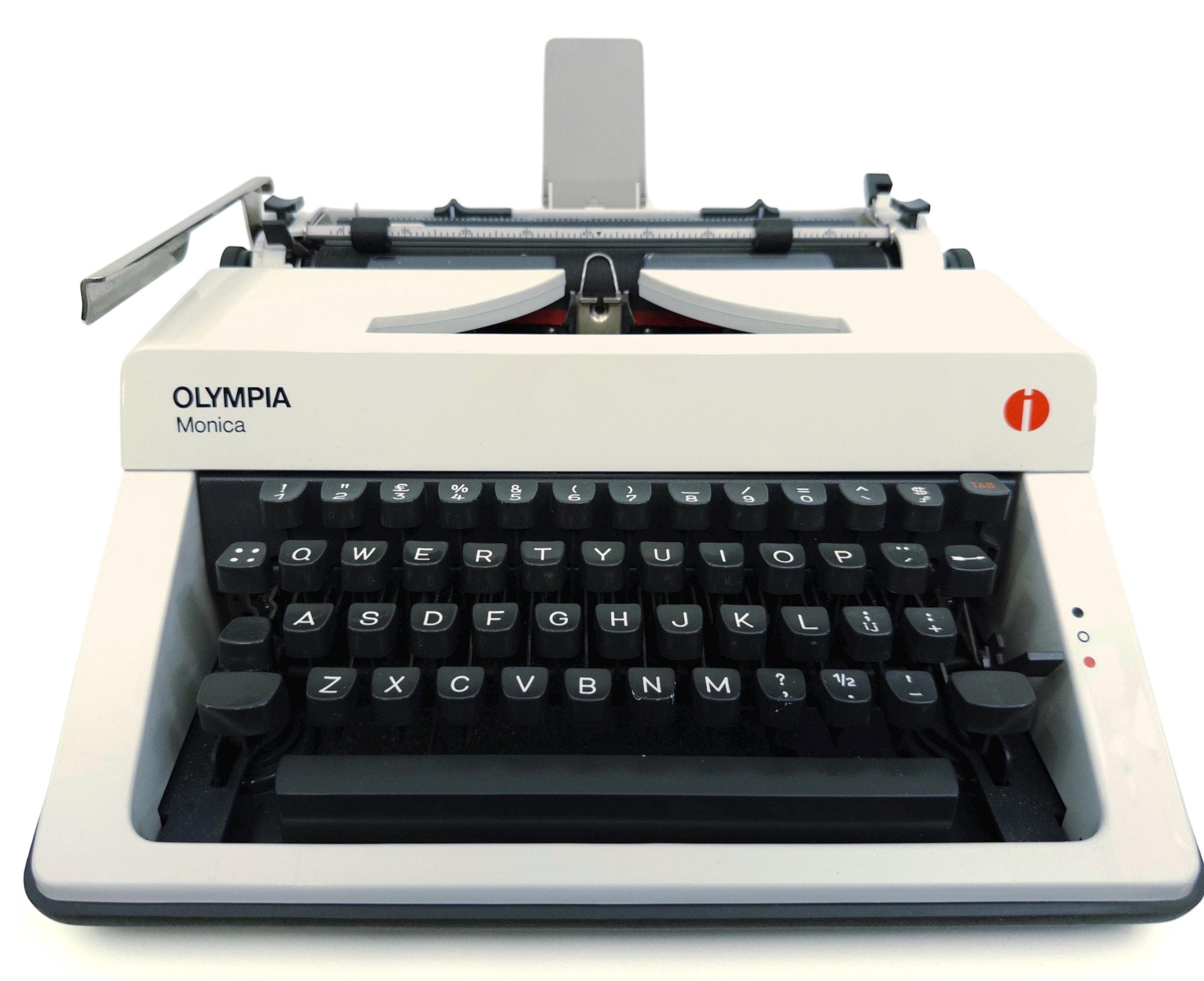 オリンピア・モニカ、改良型タイプライター - 動作 + 新しいリボン
