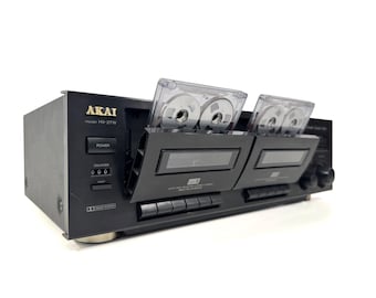 TEAC A-350 Vintage Stereo Cassette Deck • Dolby System • Wood