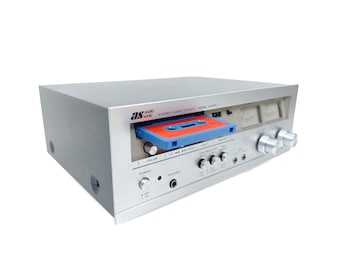 Zeer zeldzame vintage jaren 70 Audio-Sonic stereo CD-500 cassettedeck met horizontaal ingangsslot.