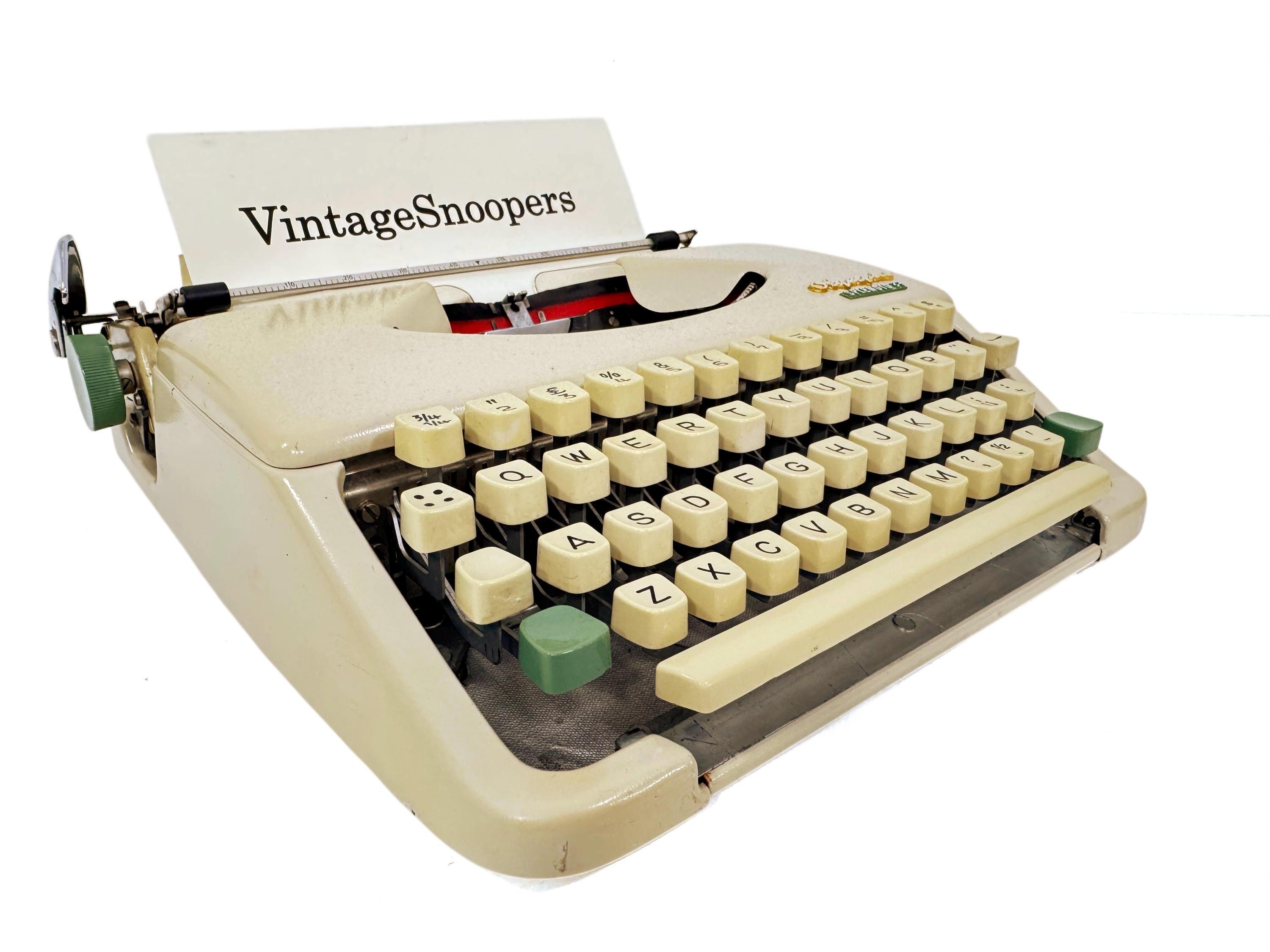 オリンピア スプレンディッド 33、改良型タイプライター - 動作確認