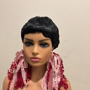 Mixed Fabric Fringe Earrings: Bold Hippie Statement Earrings