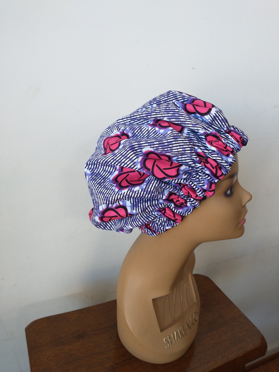 Purple Ankara Satinlined Hair Sleep African Etsy