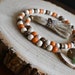 Beata Miler reviewed Autumn Tiered Tray Decor, Fall bead garland, Farmhouse wooden beads, Rustic seasonal home decor