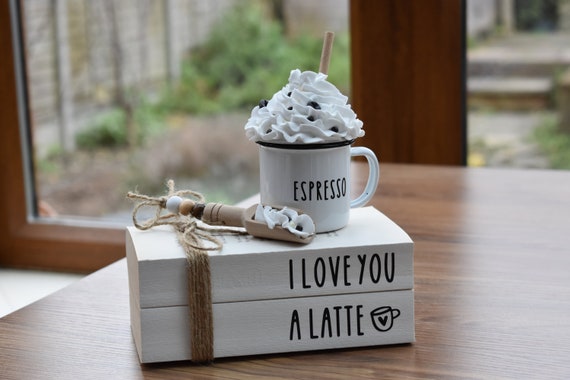 Coffee Bar Sign-kitchen Decor-art-kitchen Coffee Station-personalized Coffee  Sign-wooden-kitchen Coffee Theme-coffee Lover's Gift-bar Shelf 