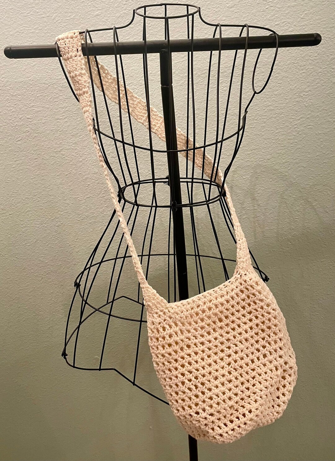 Boho Crossbody Bucket Bag - Etsy