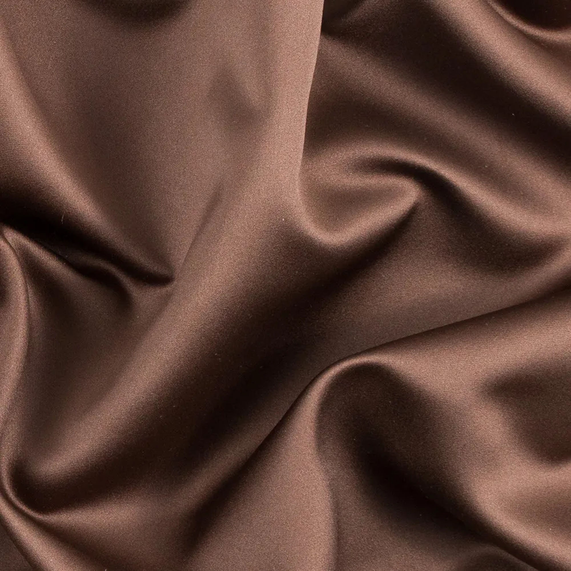 Designer Monogram Brown Satin Fabric – Homelab Fabric