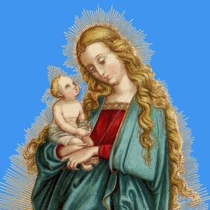 Blessed Virgin Mary: &quot;Mater Amabilis&quot; T-Shirt