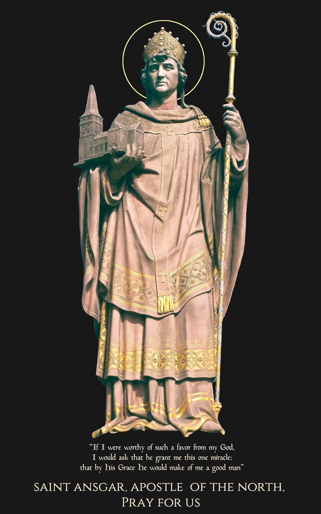 St. Ansgar, Bishop and Apostle of the North T-shirt - Etsy