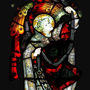 Angel with Censer Stained Glass T-Shirt