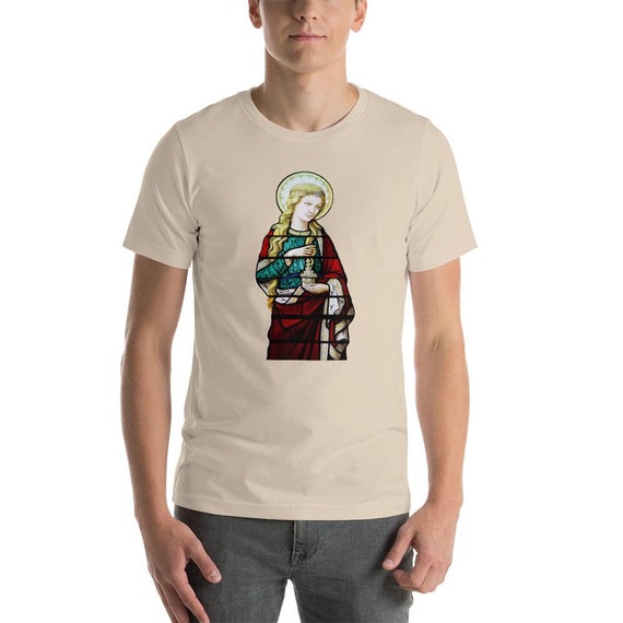 St. Mary Magdalene Stained Glass T-shirt - Etsy
