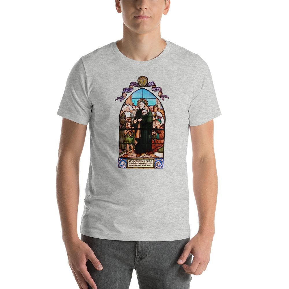 勝*文様 beautiful people × By ttt. T-shirt St. Vincent De Paul Stained Glass Window T-shirt - Etsy Canada