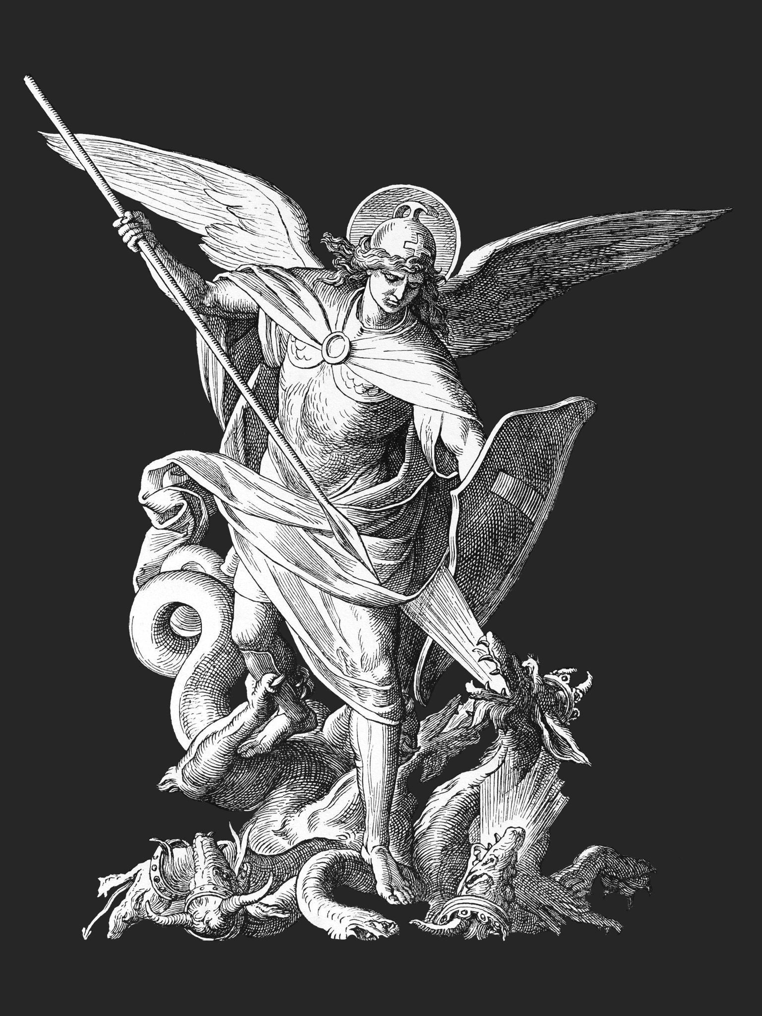 Saint michael 22aw Satan ロンT Saint Michael - SATAN T-SHIRT | HBX