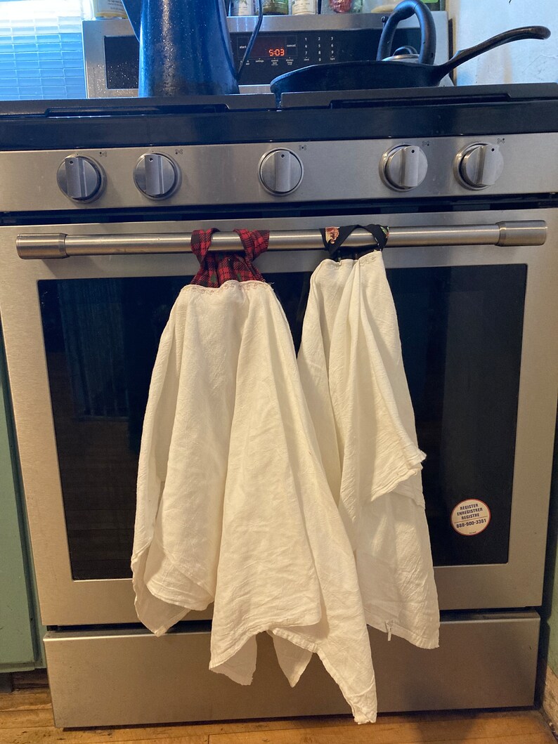 Handmade Christmas Dish Towel and Potholders Set Etsy