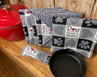 Dogs are my favorite people POTHOLDERS