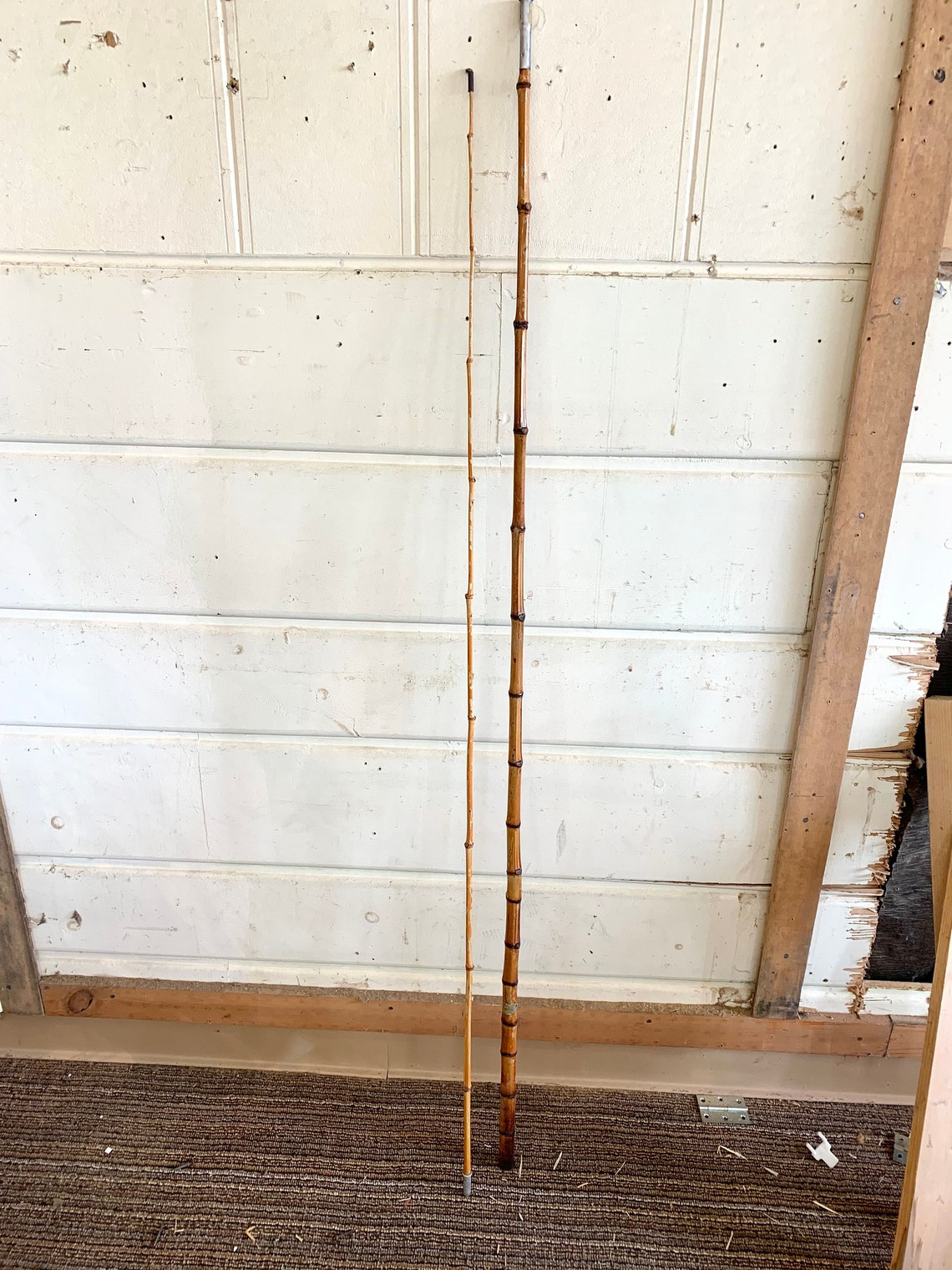Vintage Lews Bamboo Cane Fishing Pole 10 Foot 2 Piece Etsy