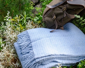 Personalizowany wełniany koc: narzuta podróżna, dekoracja noworoczna