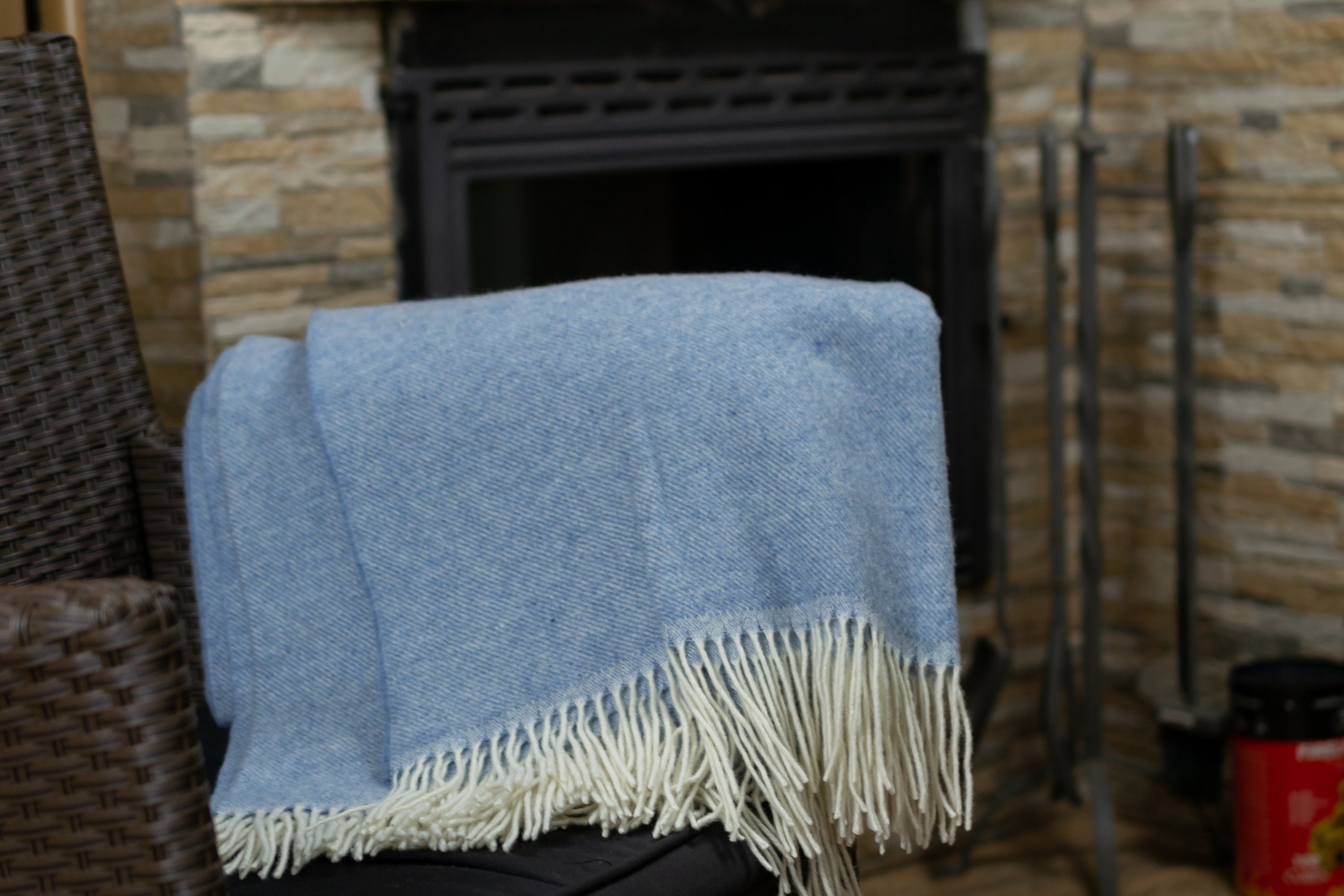 personalized cashmere blanket