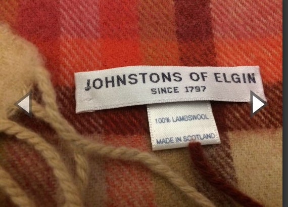 Johnstons of elgin Warm Stylish Long Scarf 100% Wo