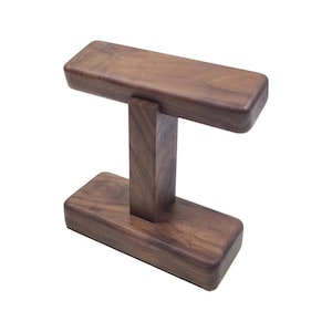 Watch Stand Holder | 2-Slot Walnut Solid Wood