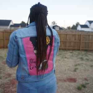 Custom Hand Painted Jacket for Women