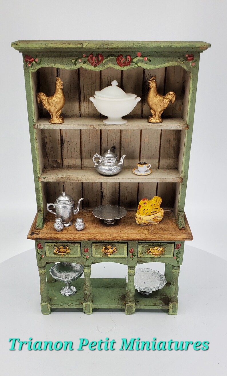 French Country Hutch Country Kitchen Hutch Farmhouse Kitchen Etsy