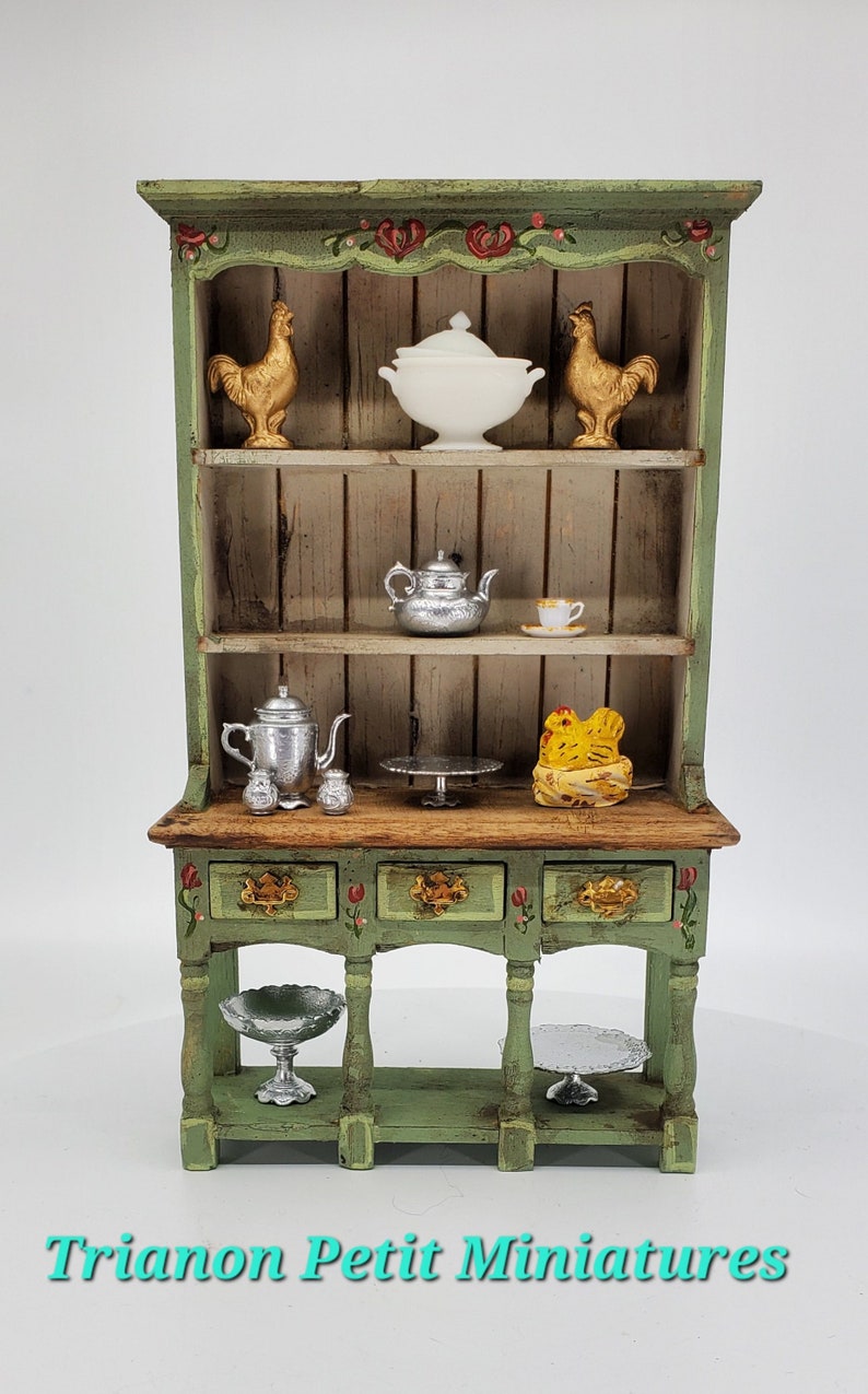 French Country Hutch Country Kitchen Hutch Farmhouse Kitchen Etsy