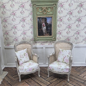 フランスアンティーク　パイン材　ラッシュ編みチェア　肘掛け　無垢材　ブロカント 新 モデル家具・インテリア - フランスアンティーク パイン材 ラッシュ