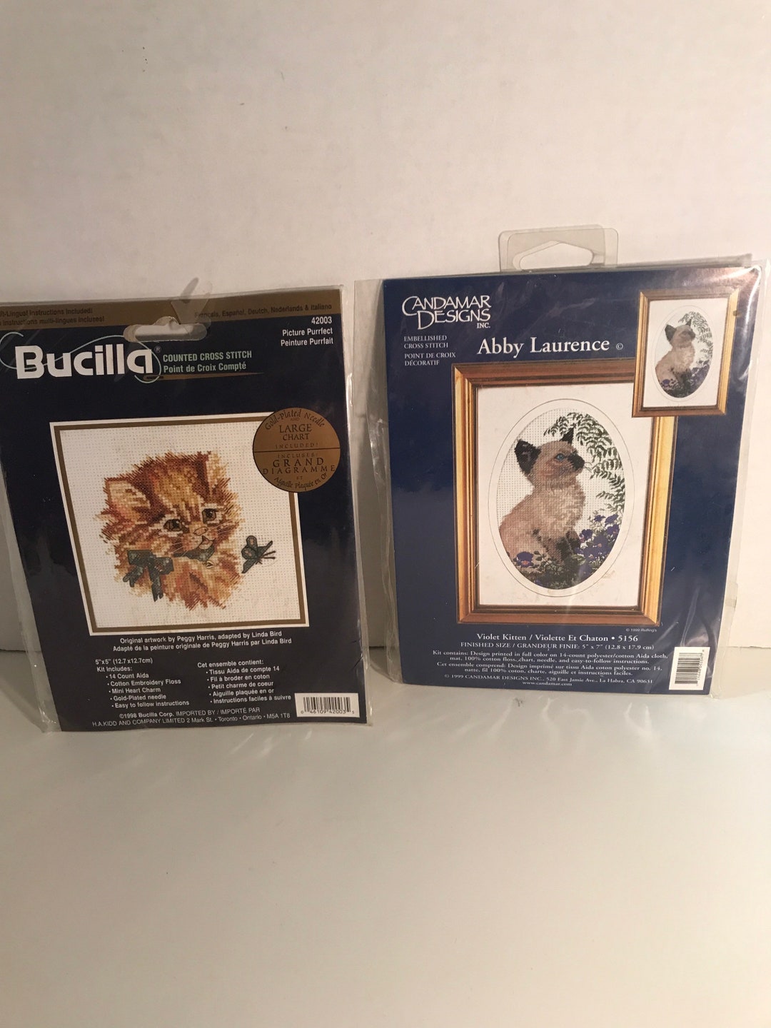 Vintage Cross Stitch Kits Etsy