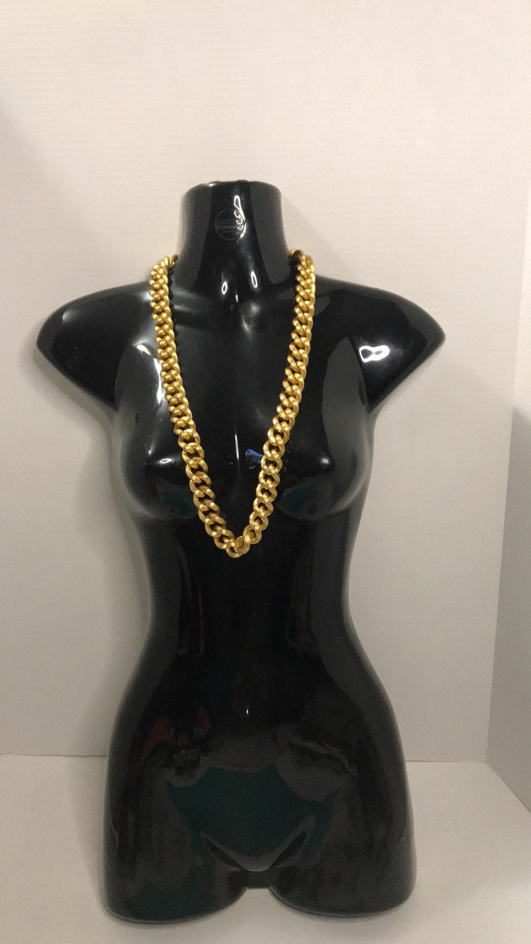 Vintage Anne Klein Gold-tone Heavy 30” Chain or Chain Belt  display picture 3