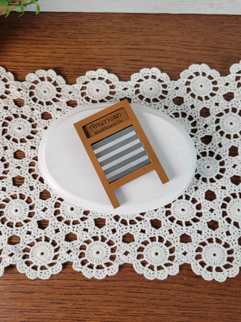 Mini Washboard Miniature Washboard Tiered Tray Decor Etsy