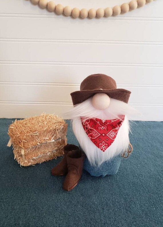 Download Cowboy Gnome Rodeo Gnome Summer Gnome Tiered Tray Etsy