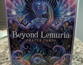 Beyond Lemuria Oracle Card Deck — Ancient Wisdom and Lost Civilisation Art | Cosmic Soul Divination and Intuitive Reading | New and Sealed