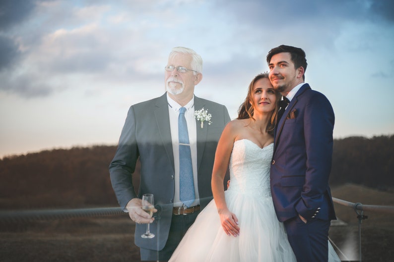 Add Deceased Loved One to a Photo Photo Merge Add Someone - Etsy