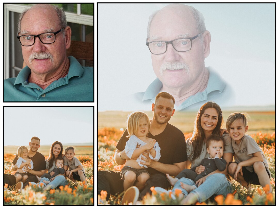 Add Deceased Loved One To A Photo