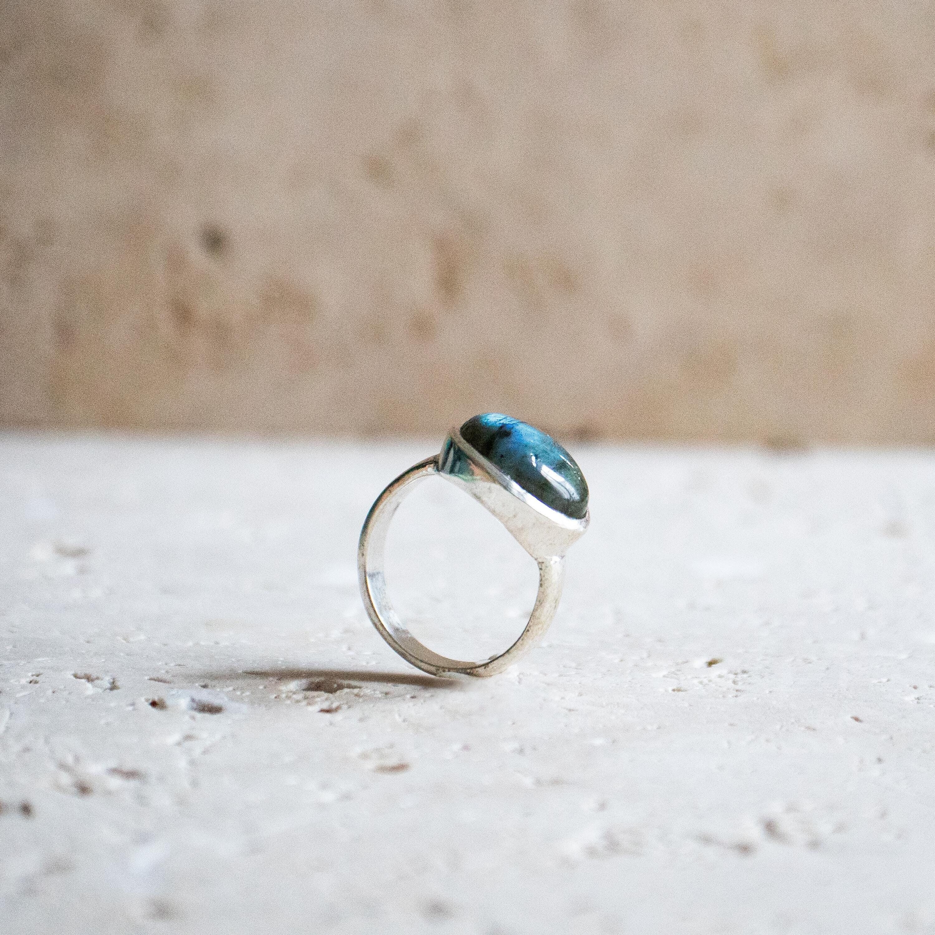 Anello Con Pietra In Argento 925 Con Labradorite | GIOIELLI IN ARGENTO – Il Mondo Di Wit - Foto 4